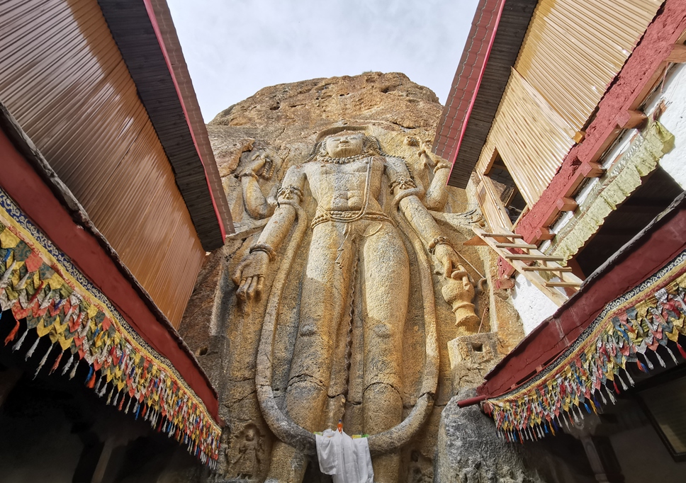 喀什米爾 Kashmir 穆勒別克寺 Mulbekh Temple